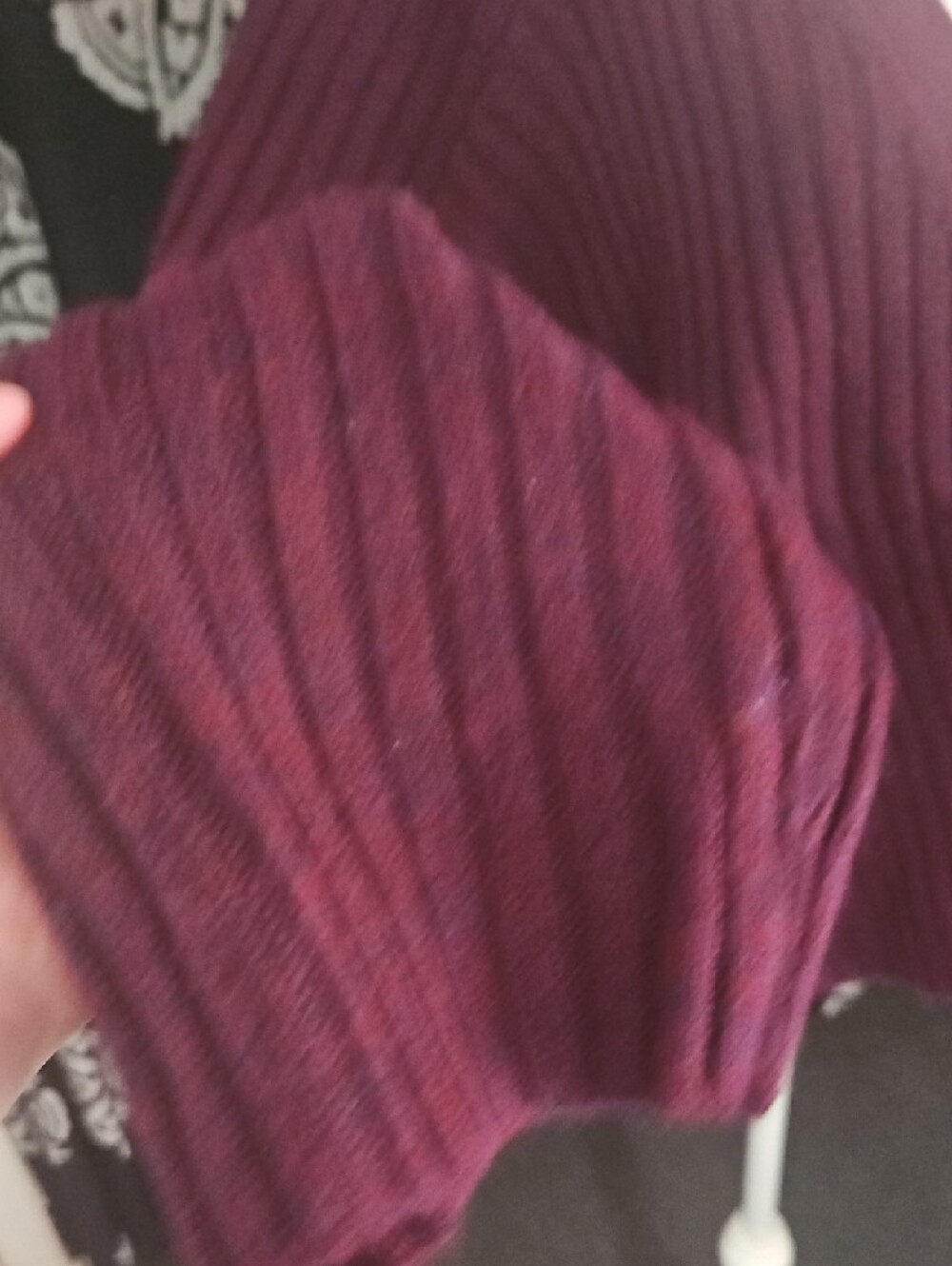 Design History Ribbed Button Cardigan - Plum - Picture 3 of 9